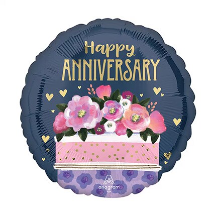 anniversary themed balloons
