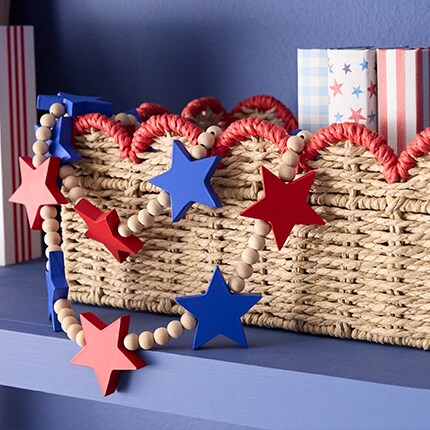 Red, White & Blue Tabletop Decor