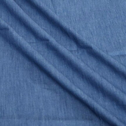 blue chambray fabric