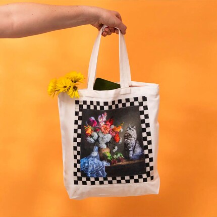 mod podge photo transfer bag project