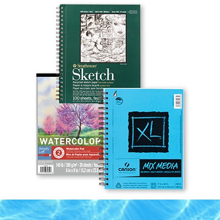 green sketch pad