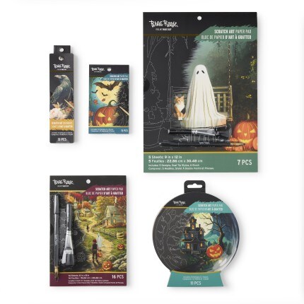 Halloween scratch art products