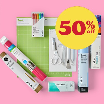 Cricut® Vinyl, Iron-On Rolls, Mats & Tools