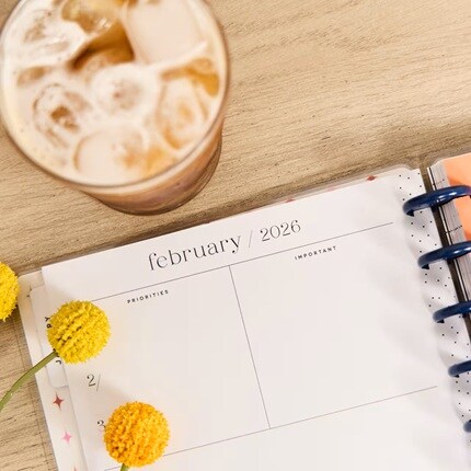 planner open to February 2026