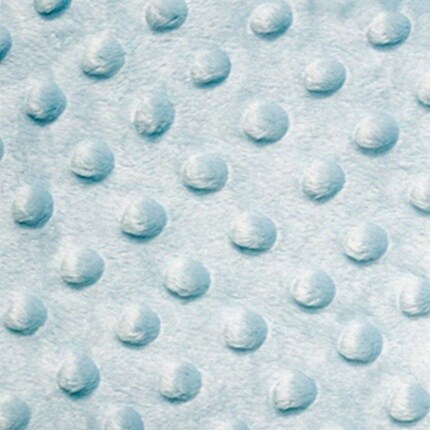light blue minky dot fabric
