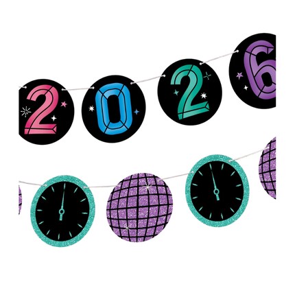 New years eve party decorations banner