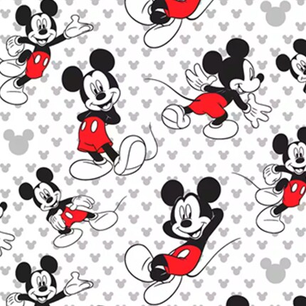 mickey mouse fabric swatch