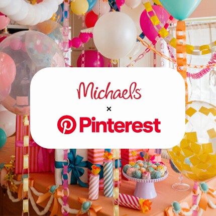 Michaels x Pinterest projects - Ribbon & Balloons banners