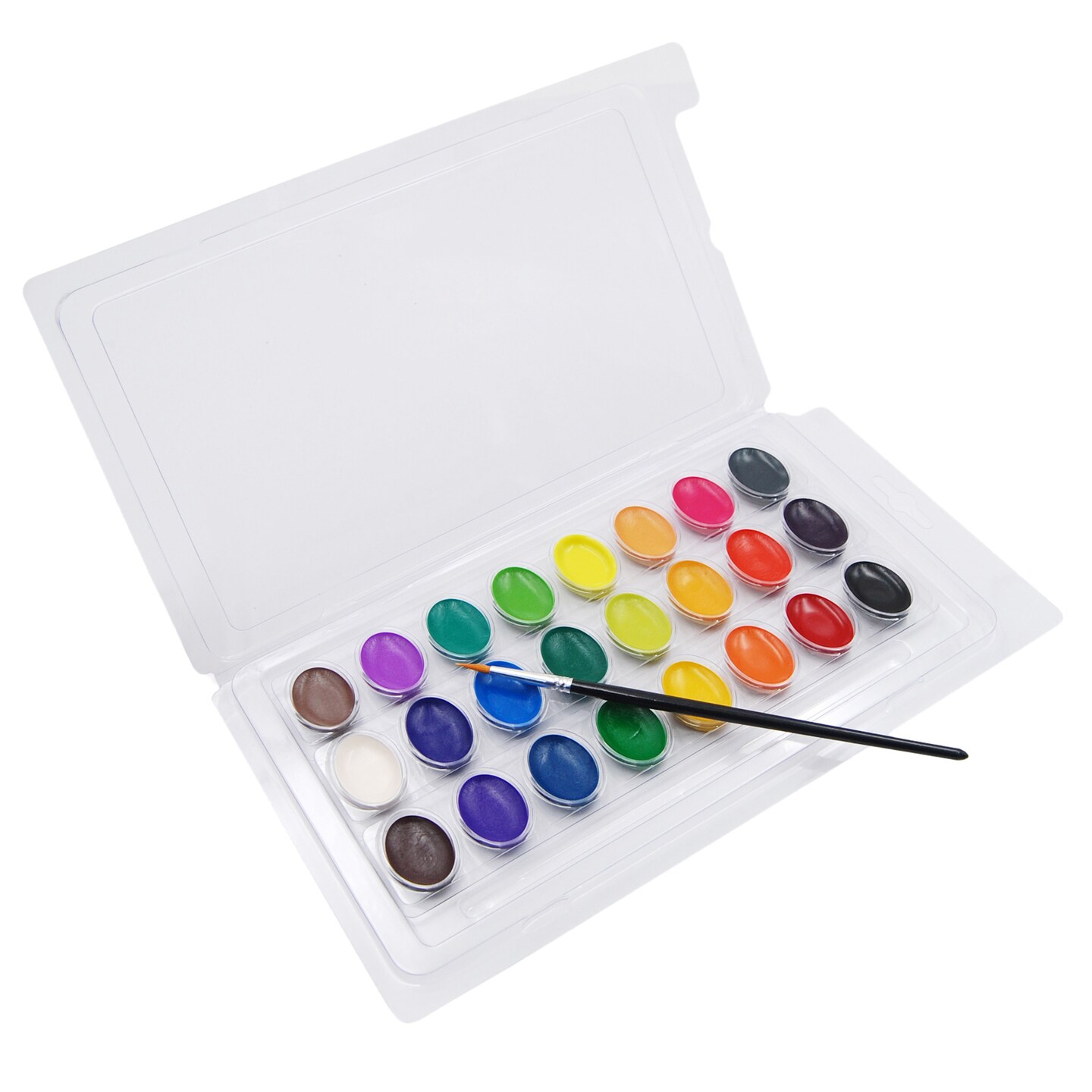 Creatology watercolor tray with a paint brush