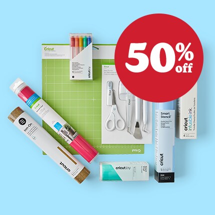 Cricut® Vinyl, Iron-On Rolls, Mats & Tools