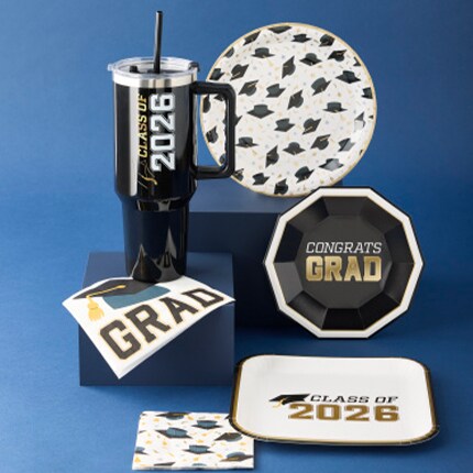 Graduation party supplies & tumbler 2026