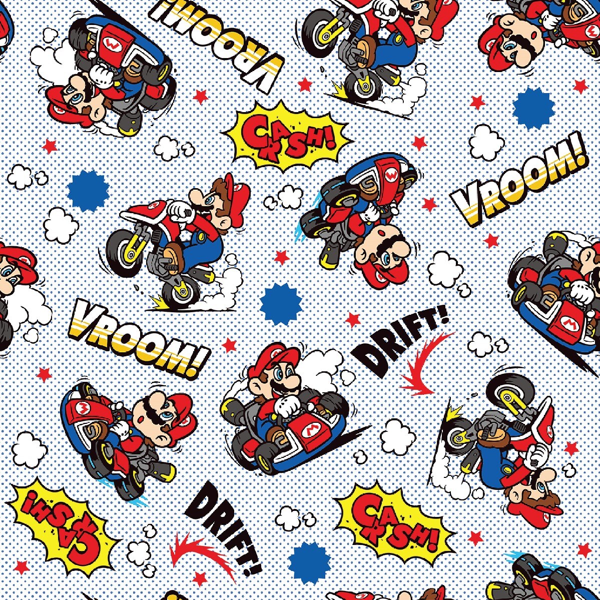 mario cart fabric