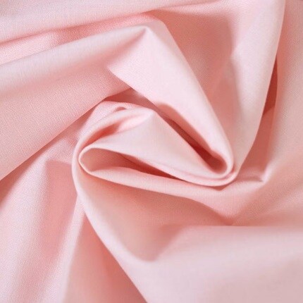 pink cotton fabric twisted