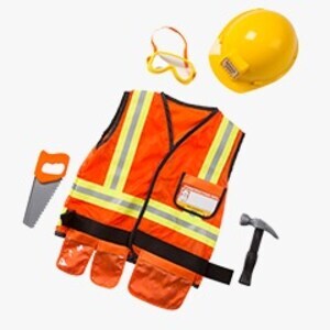 construction worker costume accessories