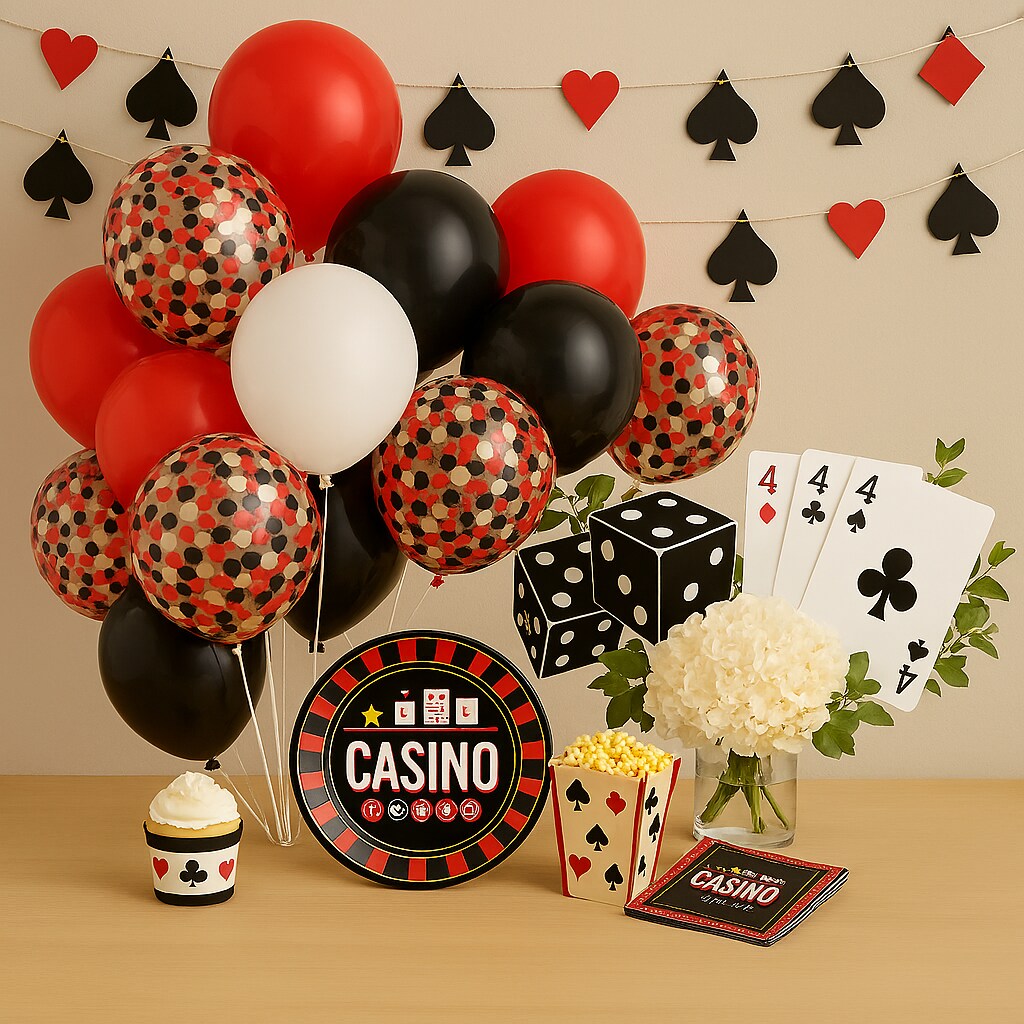 Casino themed party kit