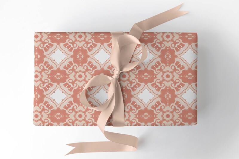 pink gift wrap