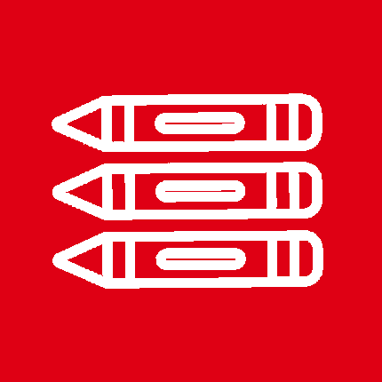 white outline of crayon on black background