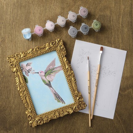 Paint by Number Kit- Humming Bird