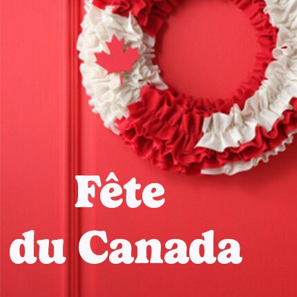 Canada day wreath