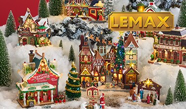 Lemax Banc De Noël Double Assise - Lot De 2 Bancs En Plastique Pour Village De Noël