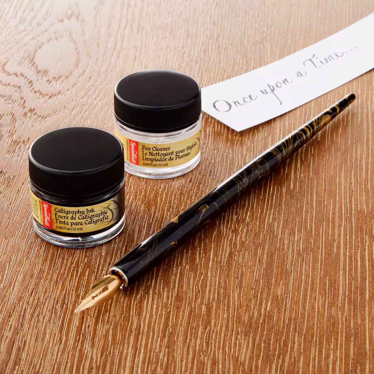 calligraphy pen and ink