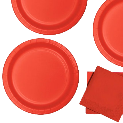 Red Tableware