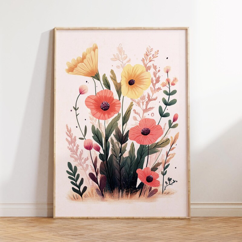 floral art print