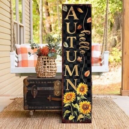 Fall doorway decor
