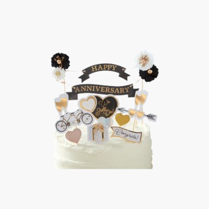 anniversary cake topper