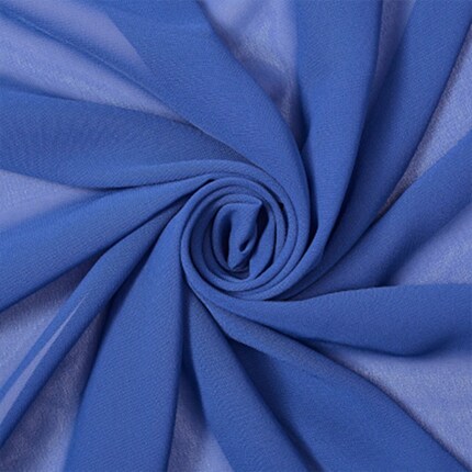 royal blue chiffon