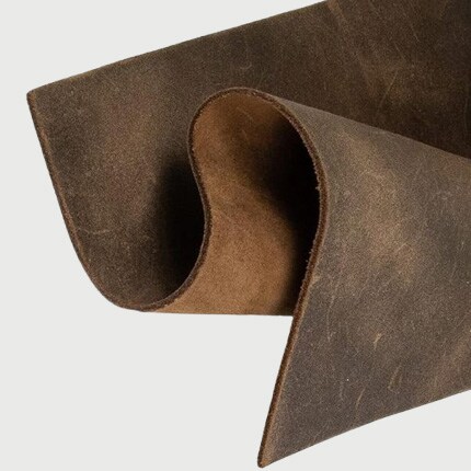 brown leather fabric