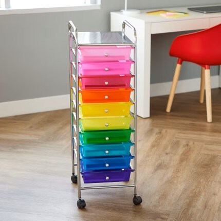 10 Drawer Rolling Cart by Simply Tidy®