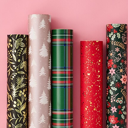 rolled wrapping paper