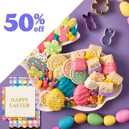 The Party shop logo and Easter party supplies