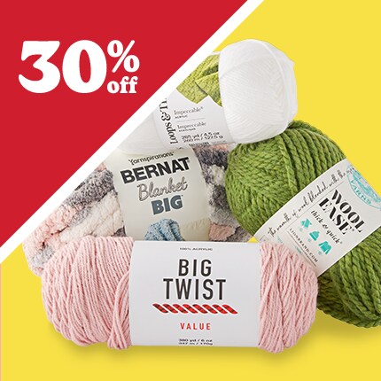 Yarn on pink background