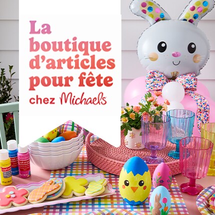 The Party shop logo and Easter party supplies