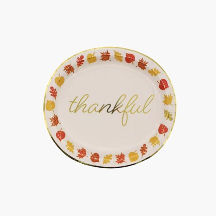 thanksgiving party plate