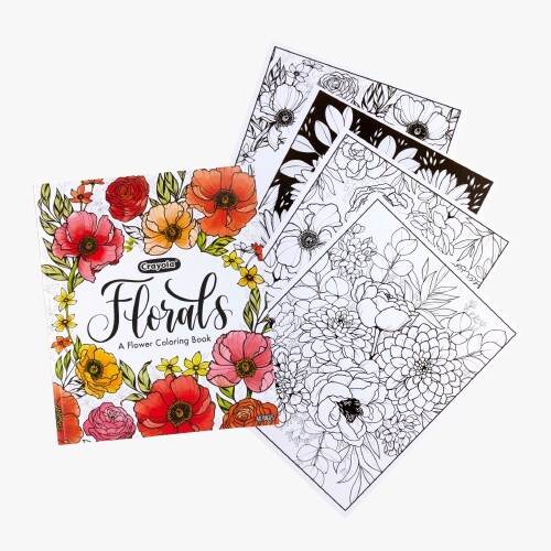Crayola Floral Coloring Book