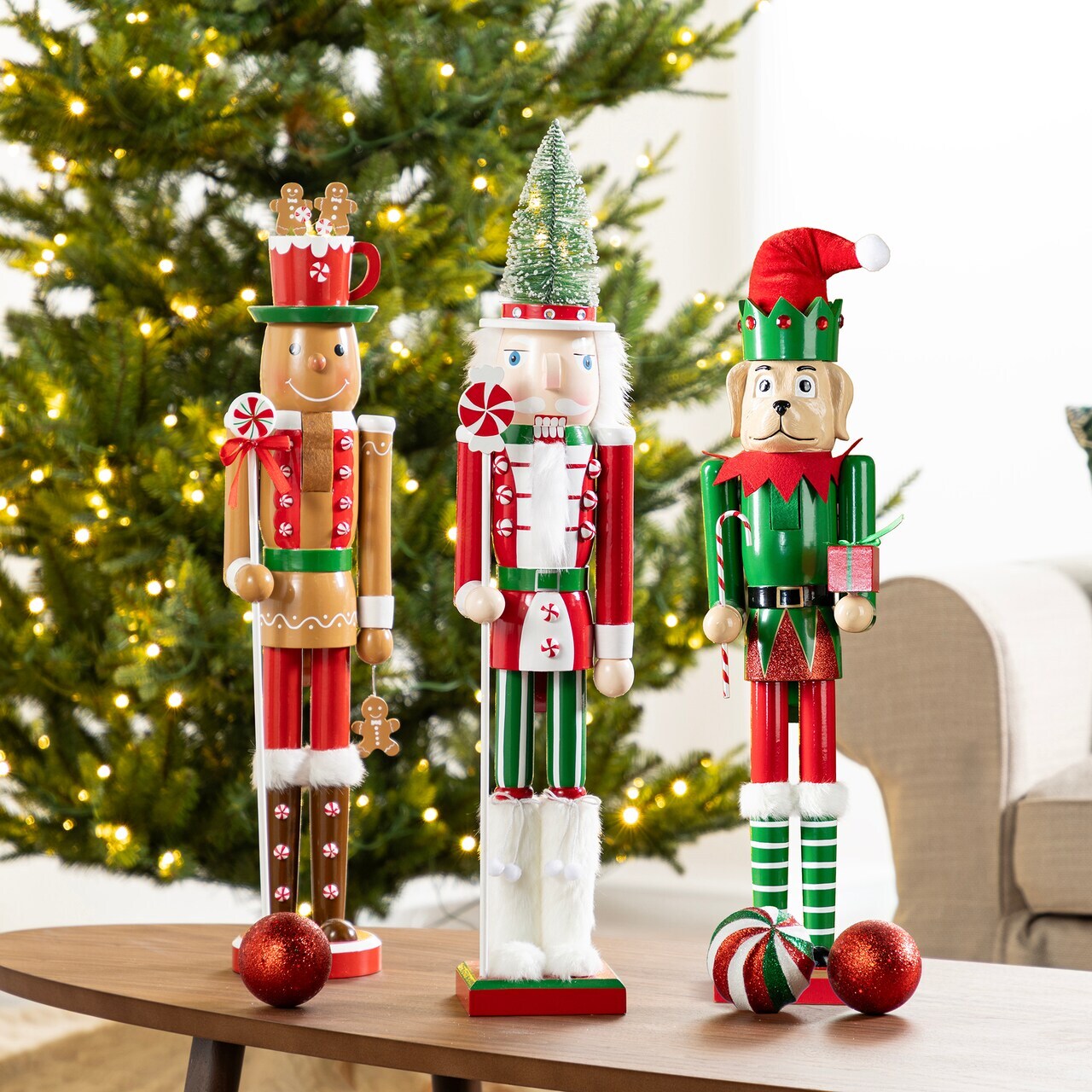 Glitzhome Nutcrackers