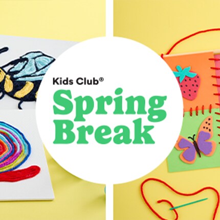 Kids club spring break paper crafts