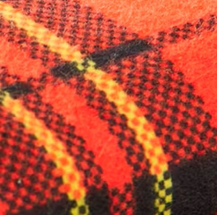 black, red and yellow plaid flannel fabric