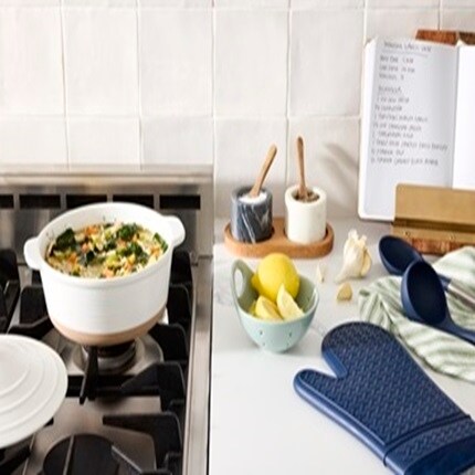 Makery blue kitchen accessories