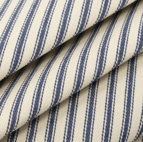 Roc-Lon Woven Ticking Stripe Cotton Fabric
