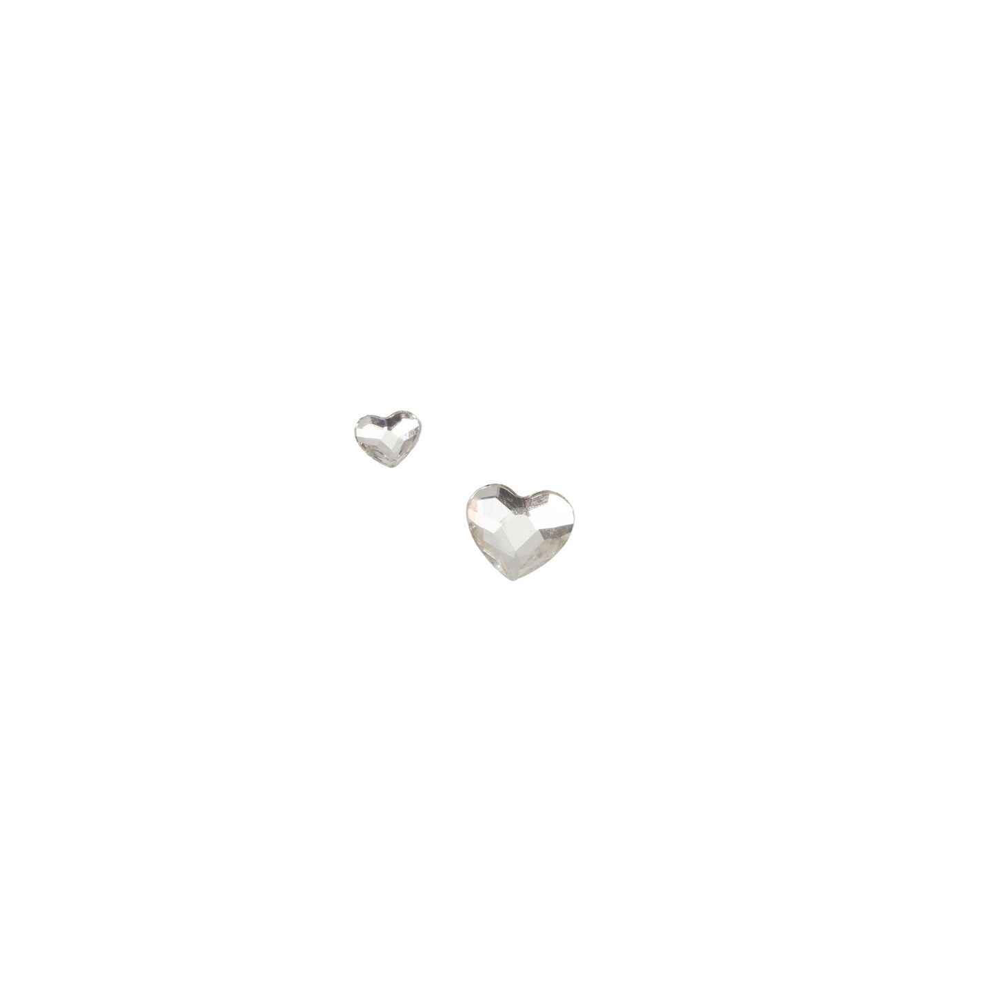 heart shaped Austrian crystals