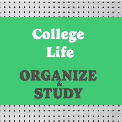 college life organize & study