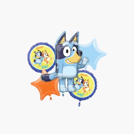 bluey balloon bouquet