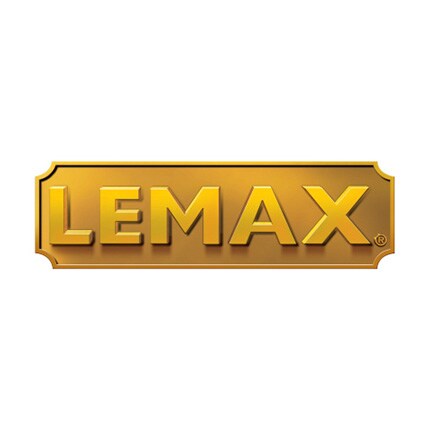 lemax logo in yellow and gold bar format