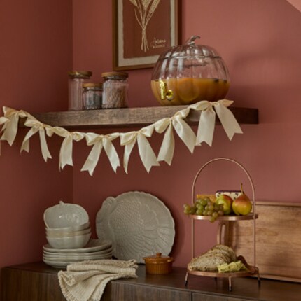 Give thanks decor collection tablescape with sunflower centerpiece