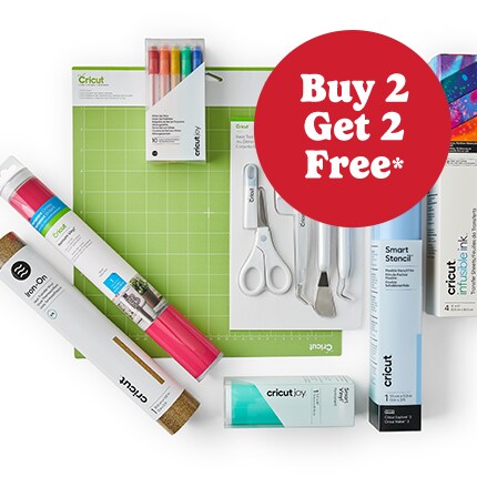 Cricut® Vinyl, Iron-On Rolls, Mats & Tools