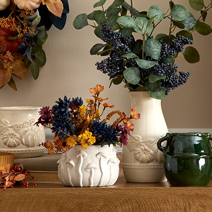 Fall Floral Containers & Vases